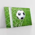 Obraz na płótnie 70x50 - Namiętność Piłki i Gola - piłka nożna, gol