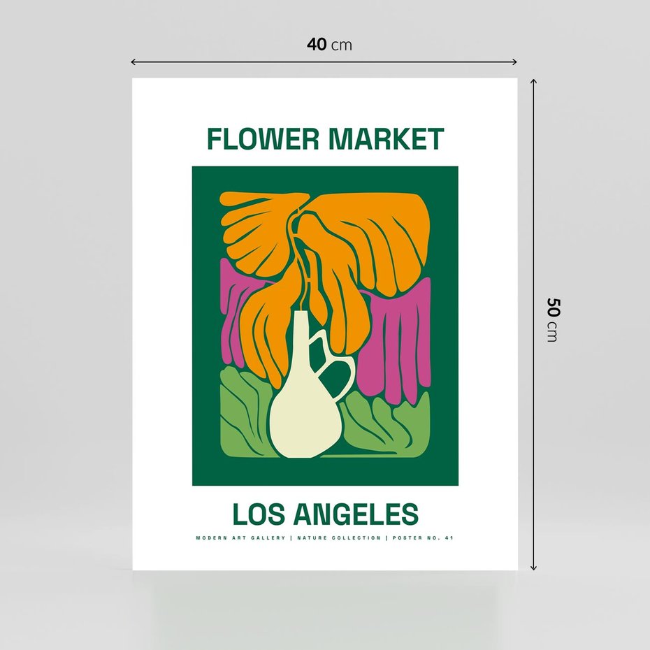 Plakat bez ramy 40x50 - Przenikające Kontury - minimalizm, plakat