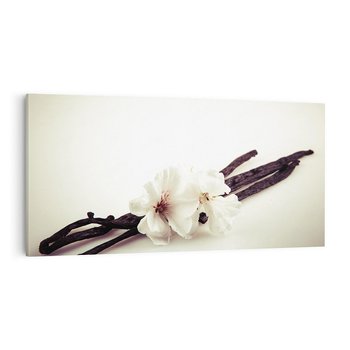 Obraz na płótnie 100x50 - Czuła delikatność wanilii - wanilia, kwiaty