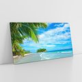 Obraz na płótnie 120x60 - Ucieczka do Raju - wyspa tropikalna, plaża