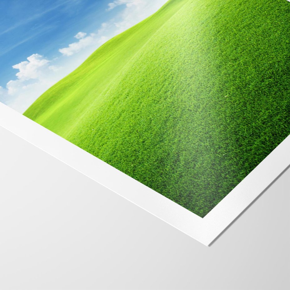 Plakat bez ramy 21x30 - Łąka pod Niebem - łąka, niebo