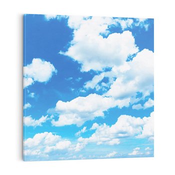Obraz na płótnie 50x50 - Niebo pełne chmur - niebo, chmury