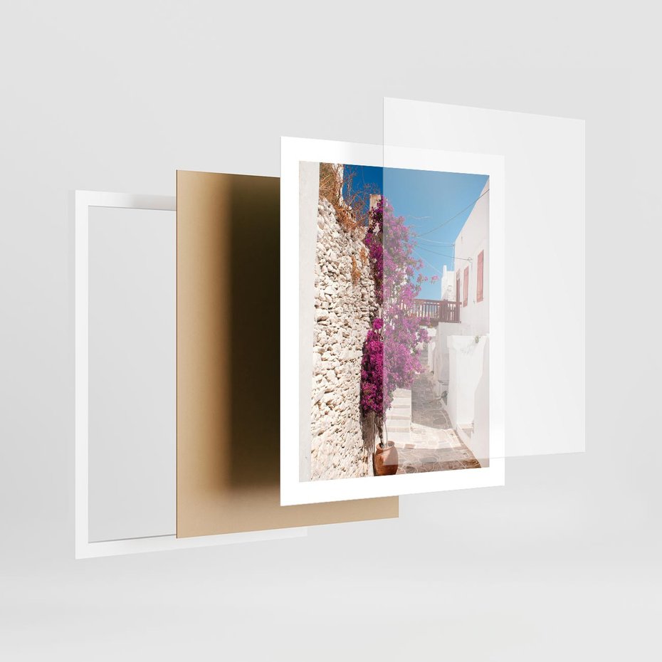 Plakat w ramie 40x50 - Chorwackie Wakacje - Chorwacja, wakacje - rama biała