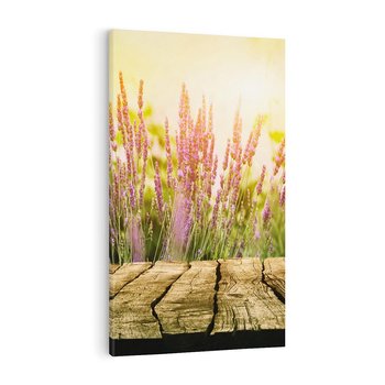 Obraz na płótnie 50x70 - Delikatność i Urok - lawenda, kwiat