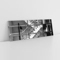 Obraz na płótnie 150x50 - Schody do architektonicznej przestrzeni - schody, architektura