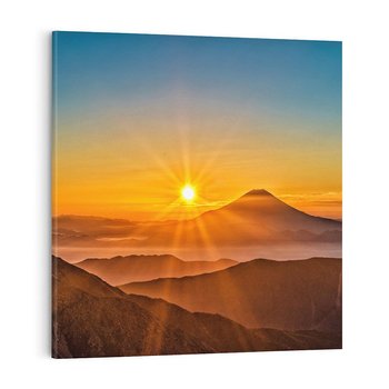 Obraz na płótnie 40x40 - Malownicze góry piękno krajobrazu - góry, krajobraz