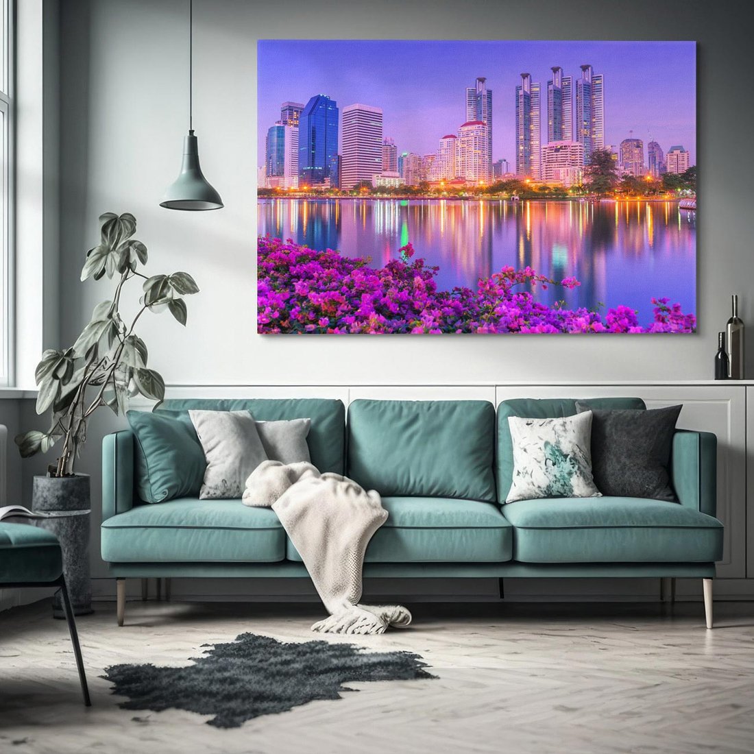 Obraz na płótnie 70x50 - Tajemnicza Azja - Bangkok, Azja
