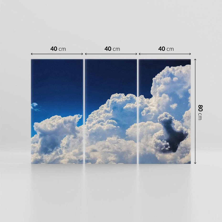 Obraz na płótnie 120x80 - Niebo i chmury - niebo, chmury