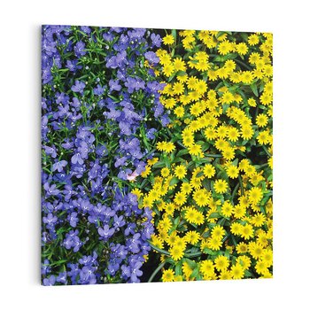 Obraz na płótnie 50x50 - Tulipanowe Elegancja - kwiat, kwiaty