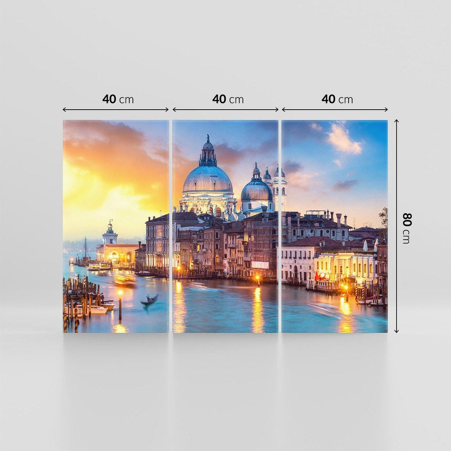 Obraz na płótnie 120x80 - Wenecja: miasto zakochanych - Wenecja, Włochy