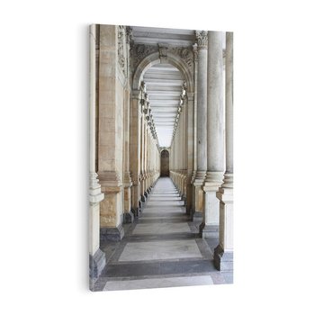 Obraz na płótnie 50x70 - Uroki Kolumn - kolumny, architektura