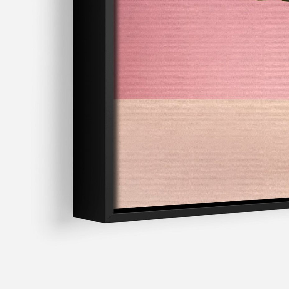 Obraz w ramie 50x70 - Majestatyczna monstera - monstera, liść - rama czarna