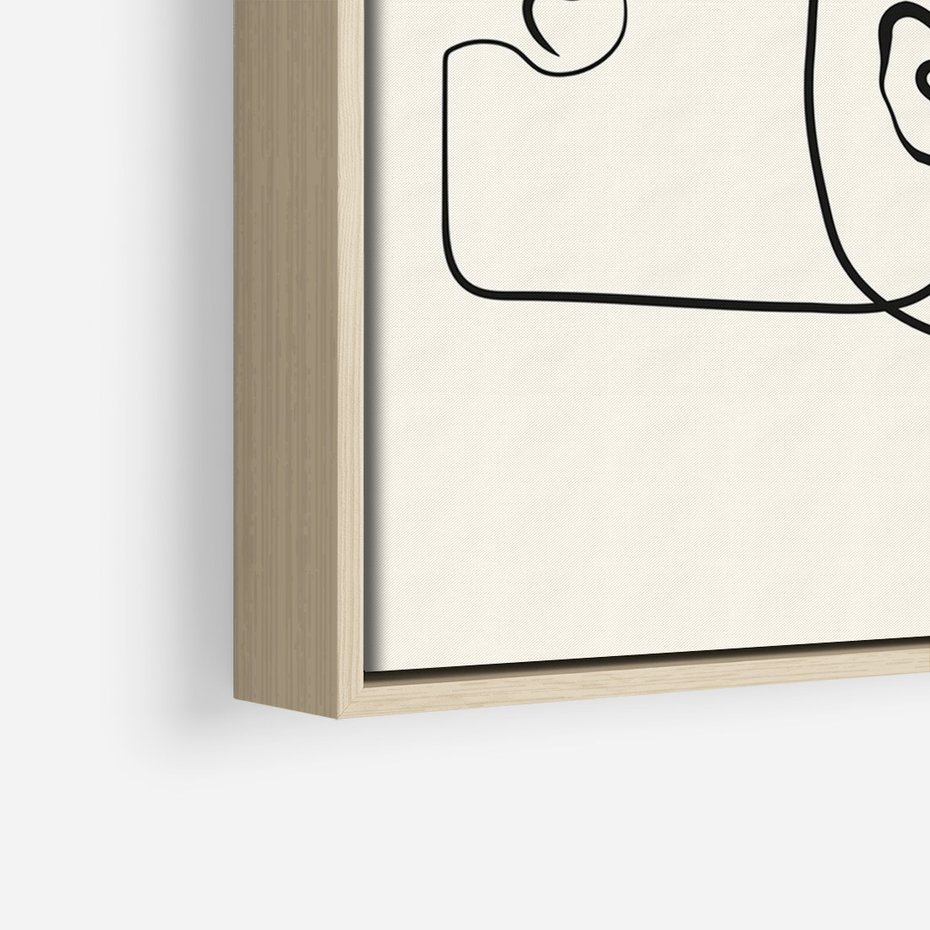 Obraz w ramie 70x100 - Trzy Kobiety - 3 kobiety, antyczny posag - rama drewno