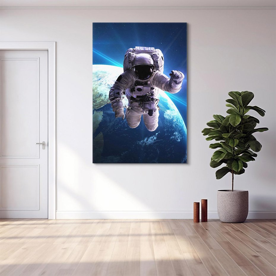 Obraz na płótnie 70x100 - Kosmiczna przygoda - kosmos, astronauta
