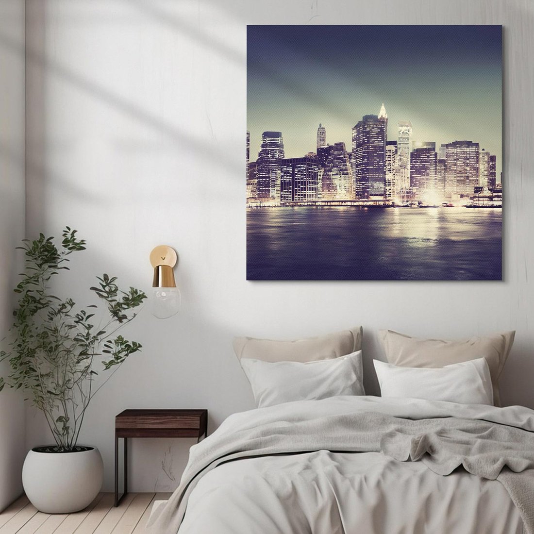 Obraz na płótnie 60x60 - Miasto niekończących się możliwości - Nowy York, miasto