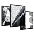 Zestaw obrazy w ramie 50x70 galeria - Wieżowce, Nowy, Jork, miasto - rama czarna