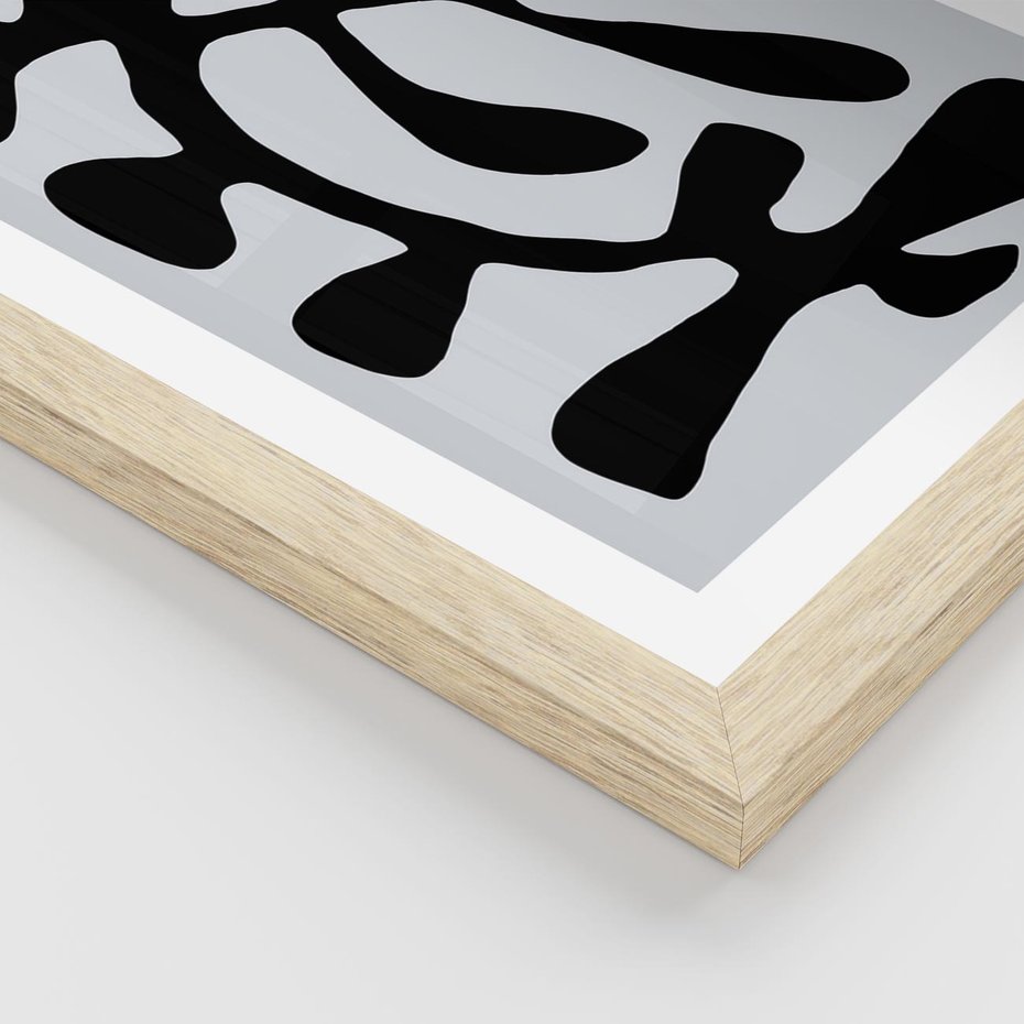 Plakat w ramie 40x50 - Przenikające Refleksje - matisse, sztuka nowoczesna - rama drewno