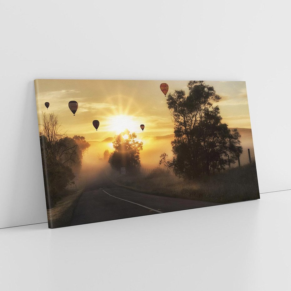 Obraz na płótnie 140x70 - Krajobraz drogowy - krajobraz, droga