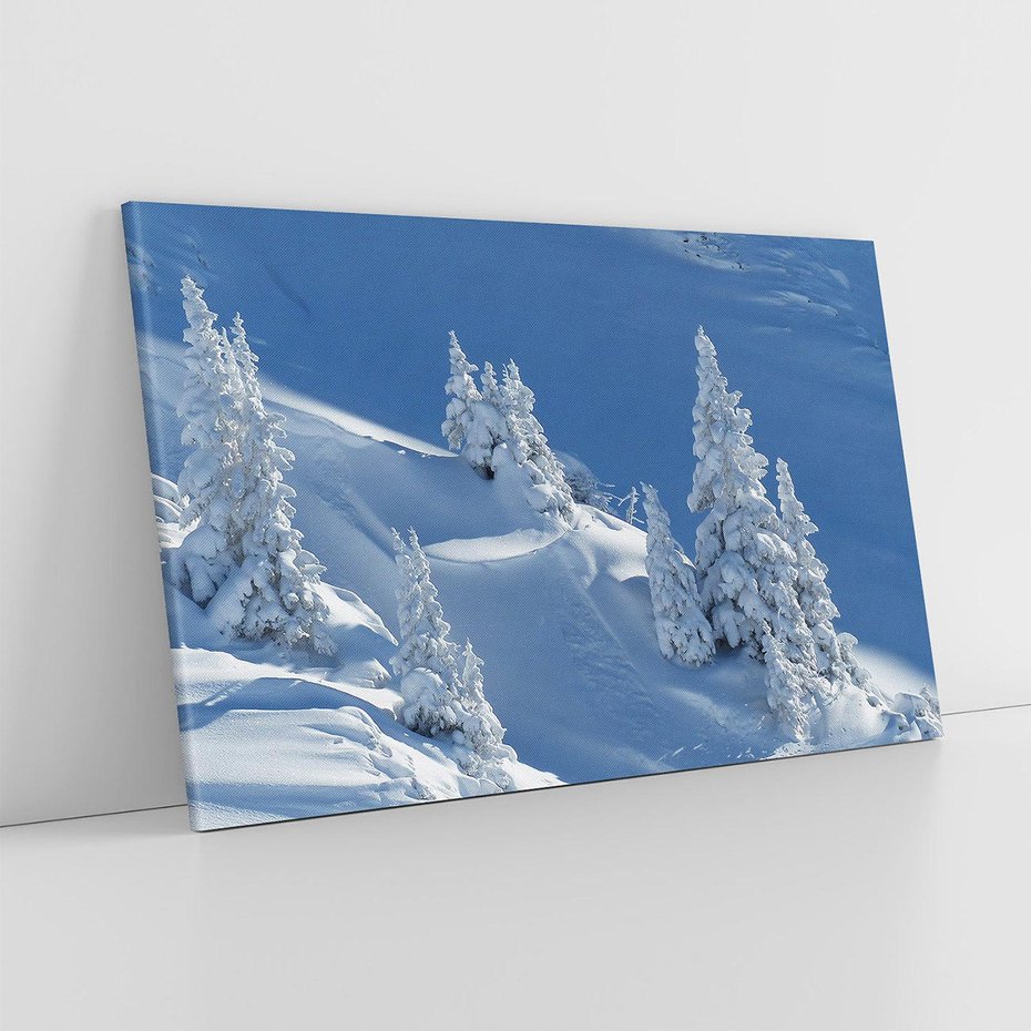 Obraz na płótnie 100x70 - Magia zimowego krajobrazu - śnieg, zima