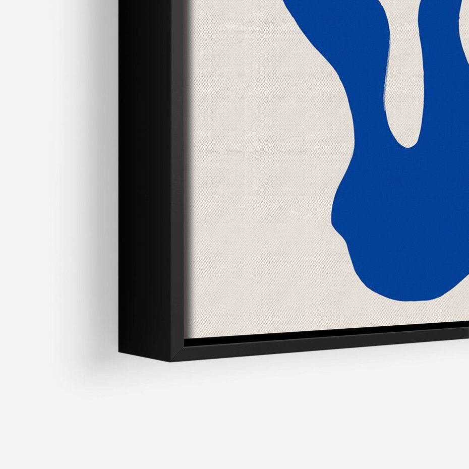 Obraz w ramie 70x100 - Bezgraniczna Galeria Plam - abstrakcja, nowoczesny plakat - rama czarna