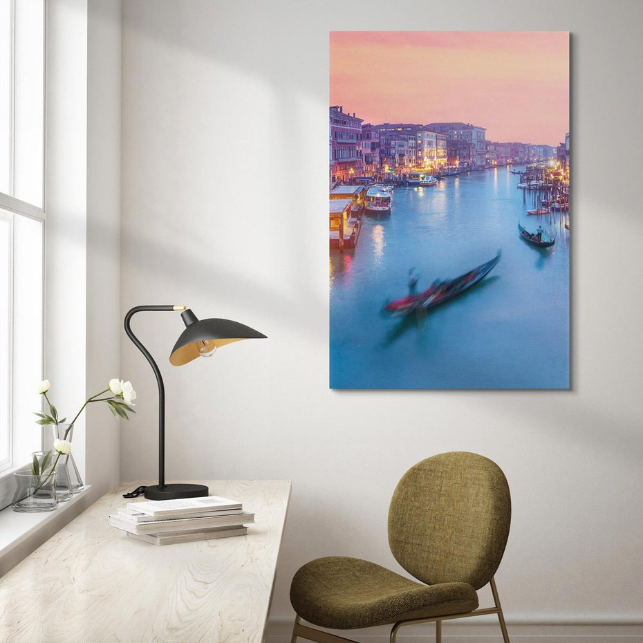 Obraz na płótnie 80x120 - Romantyczna Wenecja we Włoszech - Wenecja, Włochy
