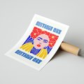 Plakat bez ramy 30x40 - Przenikające Refleksje - sztuka abstrakcyjna, nowoczesny plakat