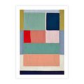 Plakat bez ramy 21x30 - Bezgraniczne Nastroje Harmonii - abstrakcyjne geometryczne kształty, olejny obraz