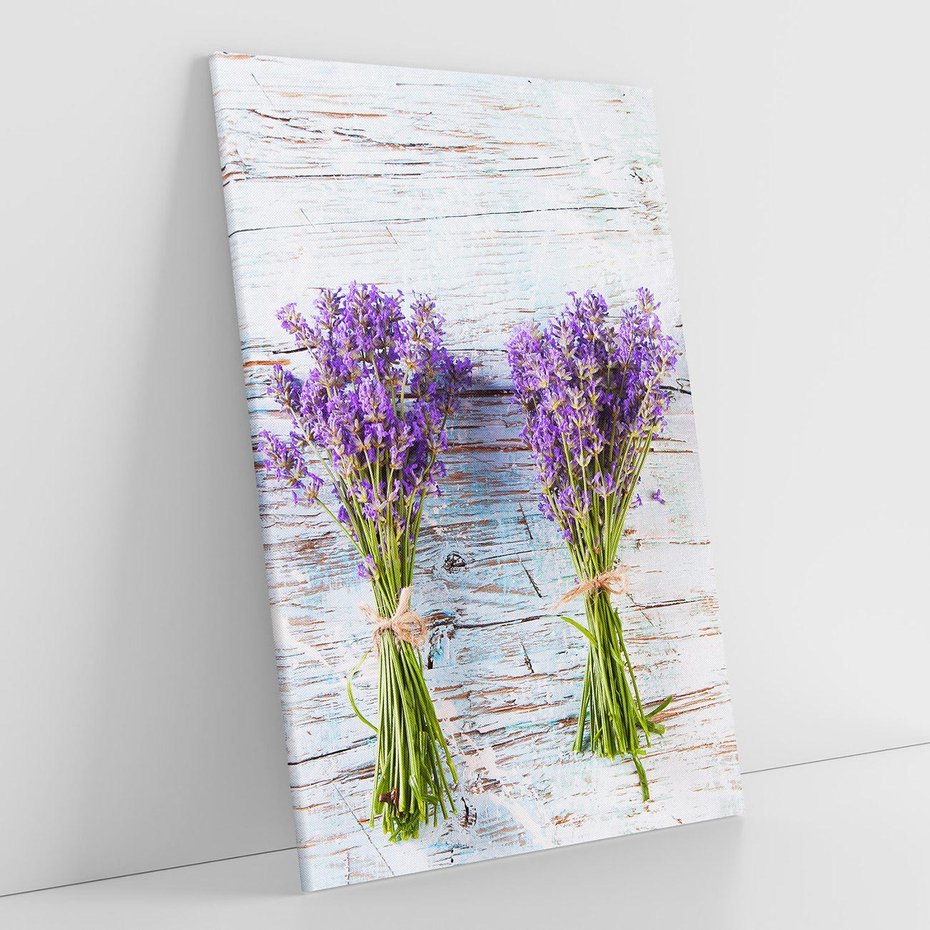 Obraz na płótnie 50x70 - Urok lawendowych pól - lawenda, kawiaty