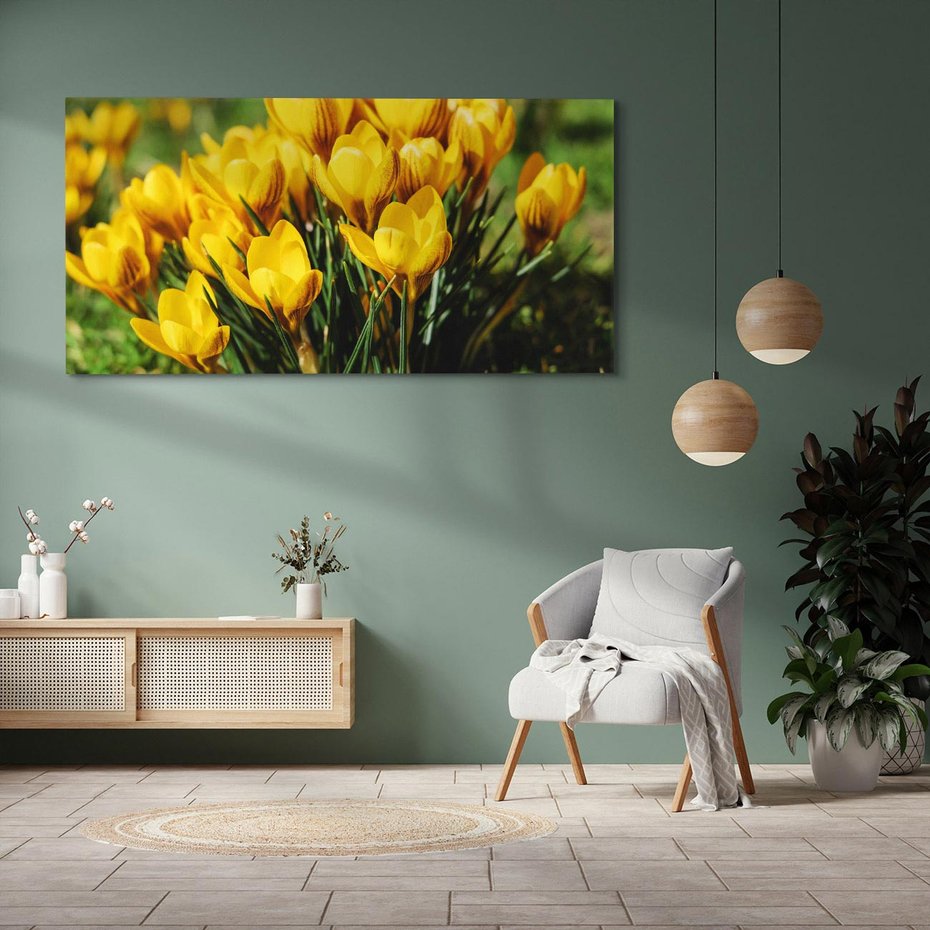 Obraz na płótnie 120x60 - Kwiatowe uniesienia natury - kwiat, kwiaty