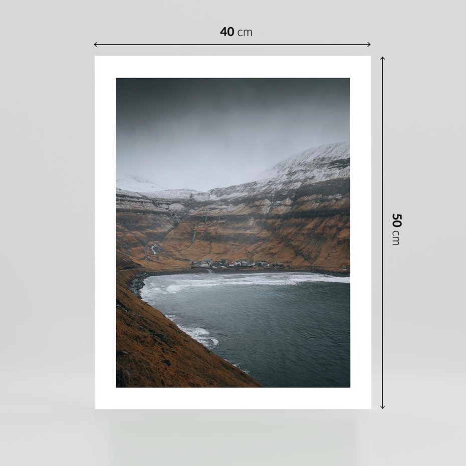 Plakat bez ramy 40x50 - Spektakularna Przyroda - fiordy, Norwegia