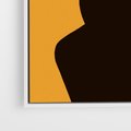Obraz w ramie 50x50 - Transformacja Form - sztuka nowoczesna, plakat - rama biała