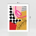 Plakat bez ramy 30x40 - Księga Form i Plam - abstrakcyjna kompozycja, różne tekstury