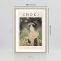 Plakat w ramie 50x70 - Sztuki Choki w Twoim Domu - reprodukcja, rycina - rama drewno