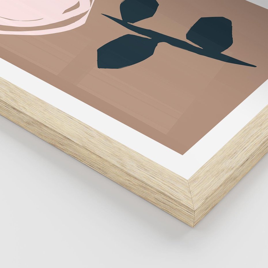 Plakat w ramie 30x40 - Niewytłumaczalne - abstrakcyjny obraz, plakat - rama drewno