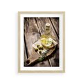 Plakat w ramie 30x40 - Oliwki w restauracji - oliwa, oliwki - rama drewno