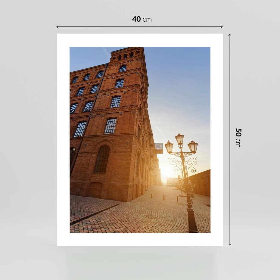 Plakat bez ramy 40x50 - Perspektywa uliczki - uliczka, perspektywa