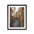 Plakat w ramie 30x40 - Magiczne widoki - uliczka, perspektywa - rama czarna