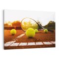 Obraz na płótnie 120x80 - Moc sportowej rywalizacji - tenis, kort