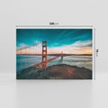 Obraz na płótnie 100x70 - Złoty Gate: majestatyczny most Ameryki - Golden Gate, most