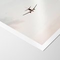 Plakat bez ramy 40x50 - W Powietrzu: Samolot na Niebie - samolot w przestworzach, samolot na niebie