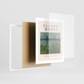 Plakat w ramie 40x50 - Claude Monet: Reprodukcja - Claude Monet, reprodukcja plakat - rama biała