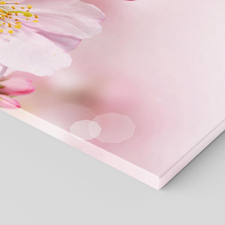 Obraz na płótnie 100x70 - Kwitnąca wiśnia: delikatność natury - kwitnąca, wiśnia