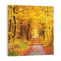 Obraz na płótnie 30x30 - Jesień w lesie - las, drzewa