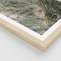Plakat w ramie 40x50 - Egzotyczny Świat Palm - palmy, liście palmy - rama drewno
