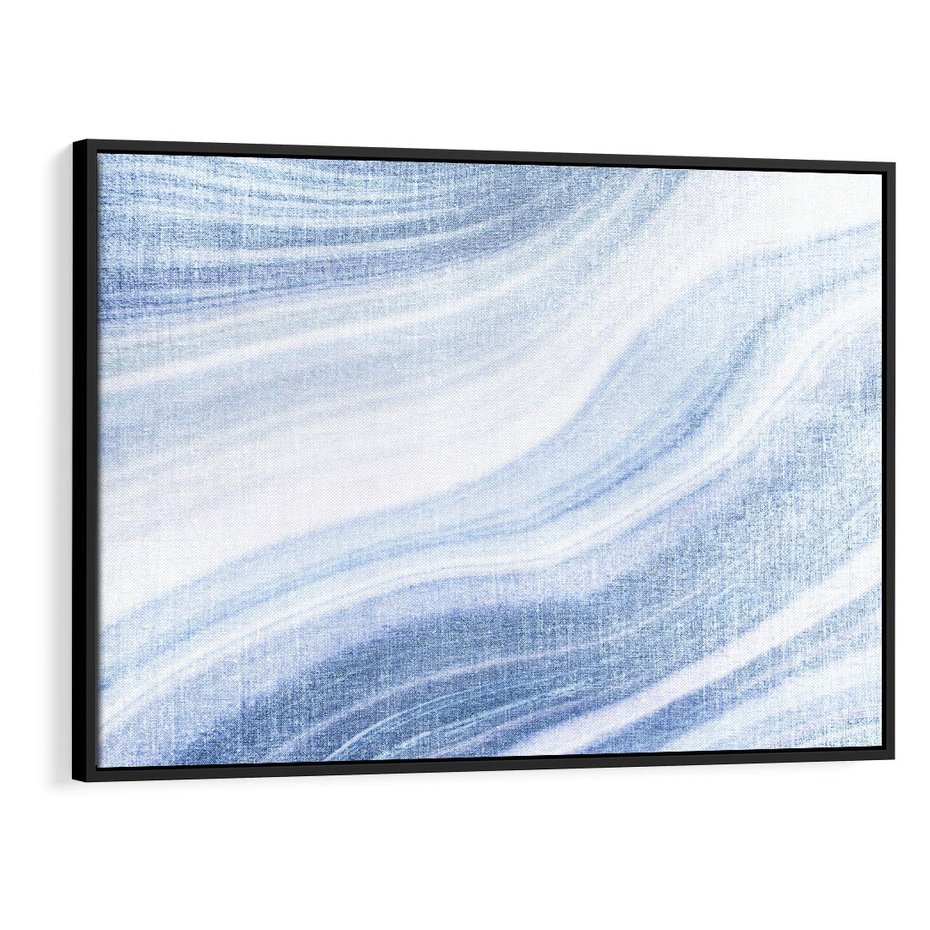 Obraz w ramie 70x50 - Abstrakcyjna akwarela - abstrakcja, akwarela - rama czarna