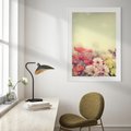 Plakat bez ramy 50x70 - Delikatne kwiaty pastelowe - kwiaty, pastelowe