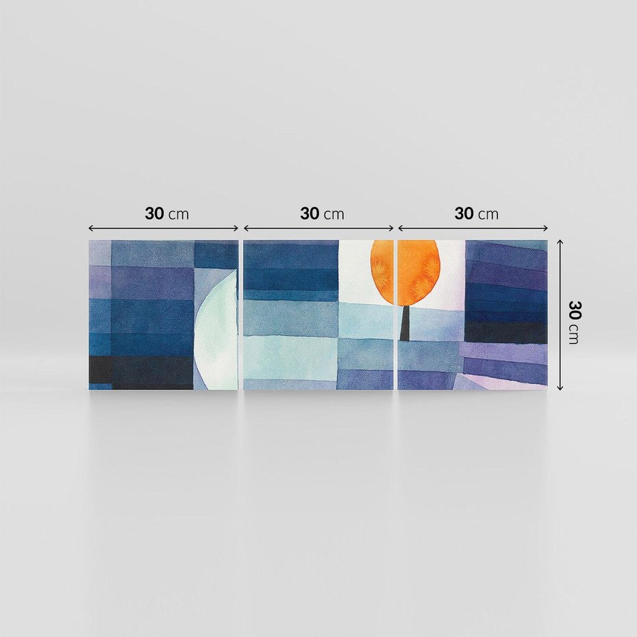 Obraz na płótnie 90x30 - The Harbinger of Autumn 1922, Paul Klee - Reprodukcja - reprodukcja, obraz na płótnie