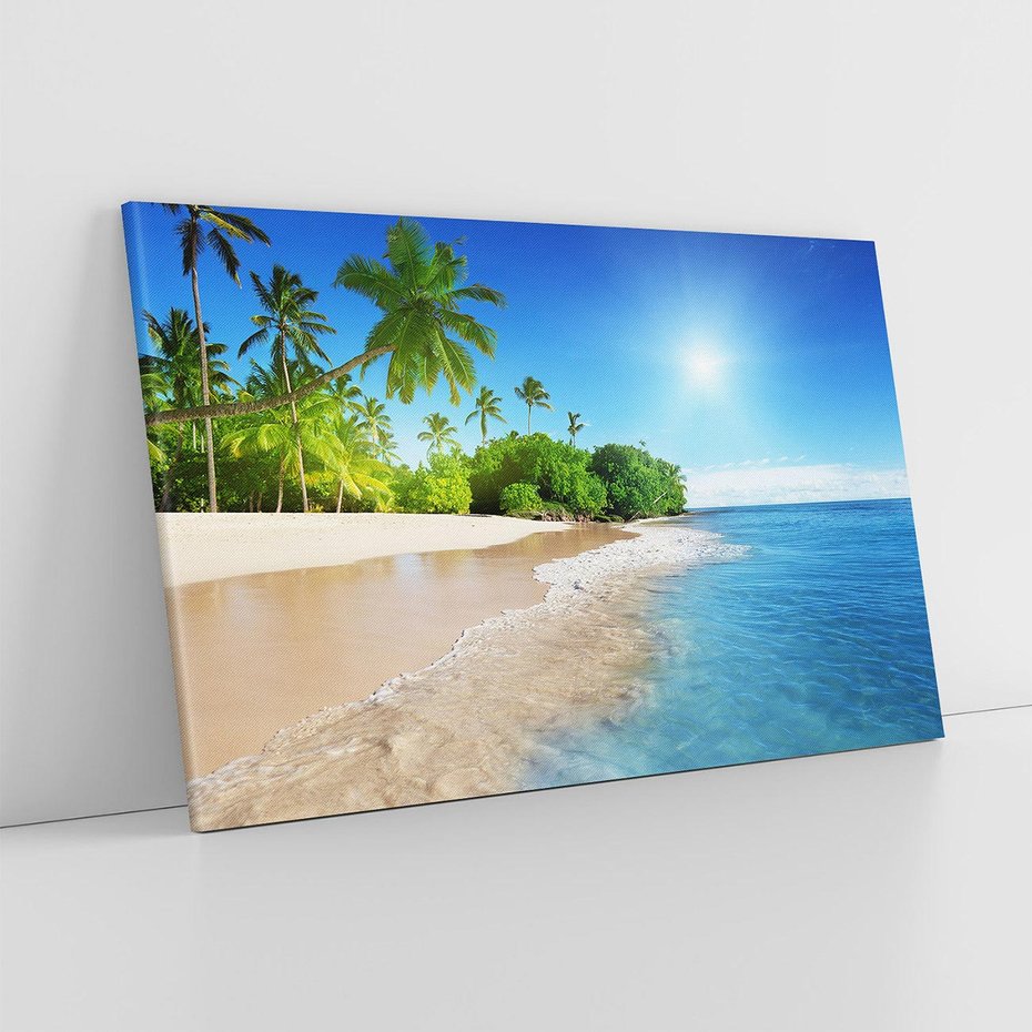 Obraz na płótnie 120x80 - Rajskie plaże Karaibów - Karaiby, plaża