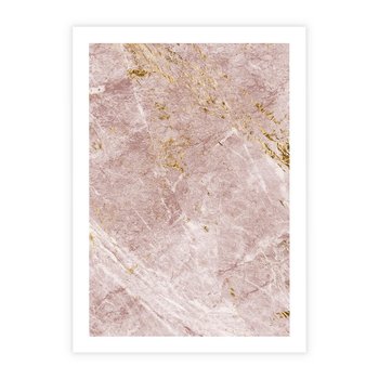 Plakat bez ramy 21x30 - Wyjątkowa Stylizacja - marmur, złoto
