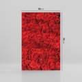 Obraz na płótnie 50x70 - Czerwona Pasja - czerwone, róże